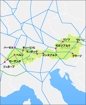 ユーレイル スイス&オーストリアパス